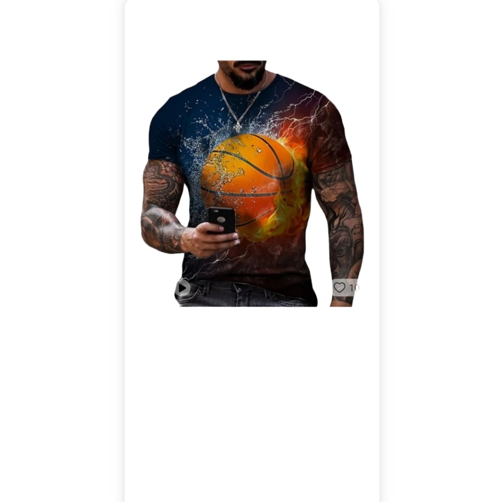 Graphic design tee shirt basketball various sizes